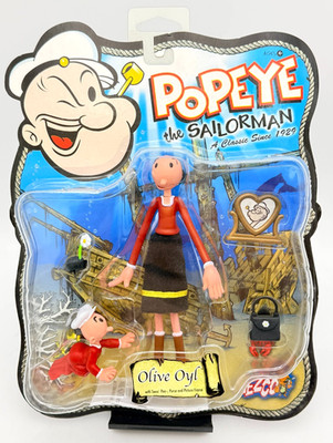 Mezco - Popeye The Sailorman Action Figure - Olive Oyl - New on Card