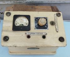 Electrovit Strumento Da Laboratorio Vintage Con Amperometro mA Anodo Catodo