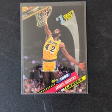 Topps 1992-93 Archives James Worthy Lakers #1 Draft Pick Basketball Card #2