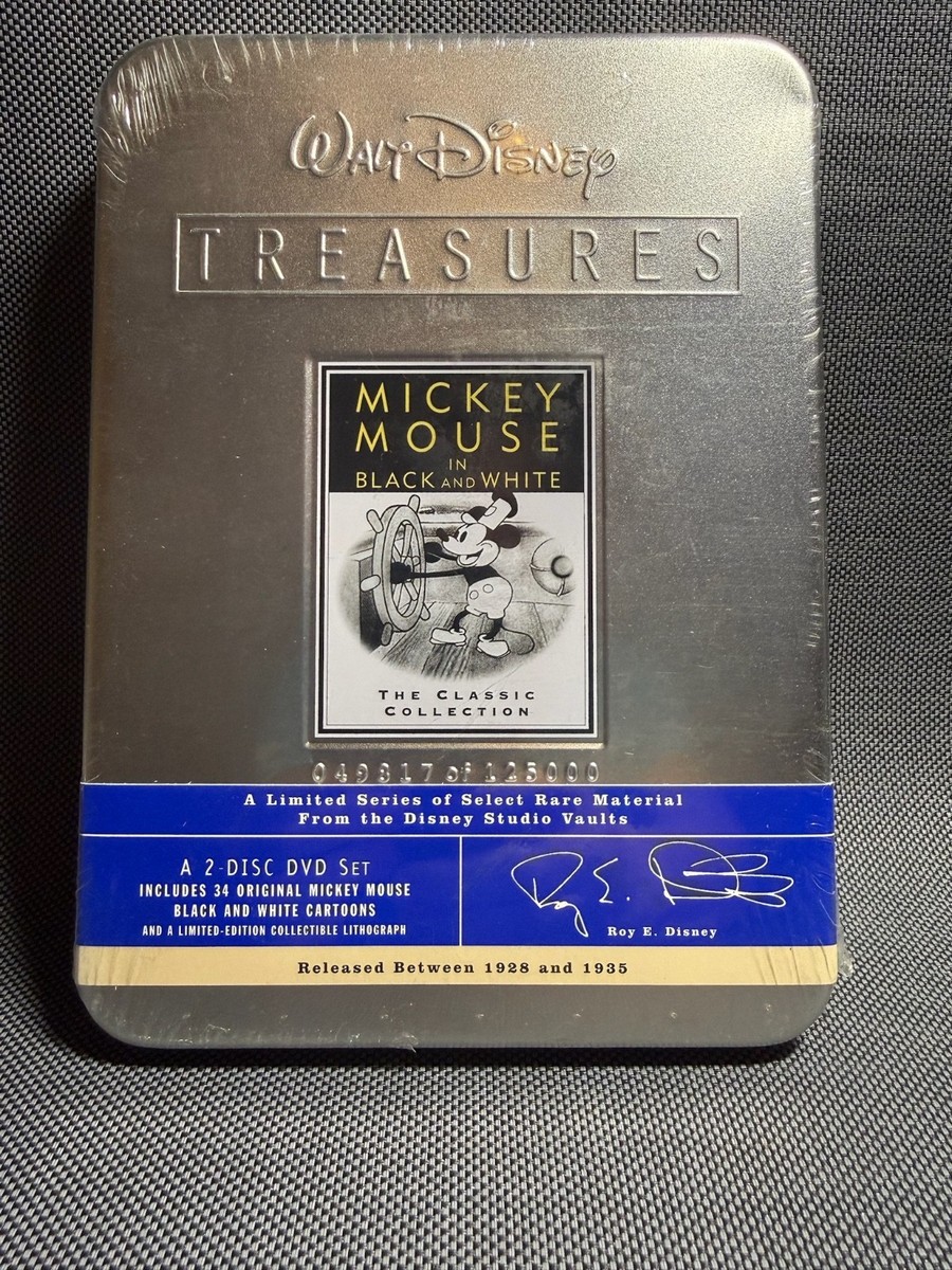 Walt Disney Treasures: Mickey Mouse in Black and White (DVD, 2002