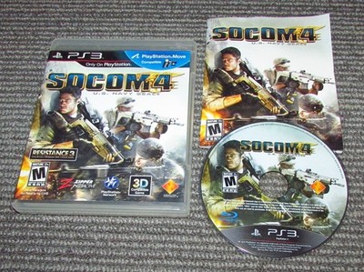 SOCOM 4: U.S. Navy SEALs for PlayStation 3 Complete Fast Shipping