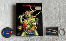 Commodore 64 / 128 CBM C64 Ninja Spirit - works, FREE badge + keyring