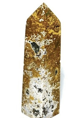 125g Collection Eye 8th Vein Ocean Jasper Agate Druzy crystal tower
