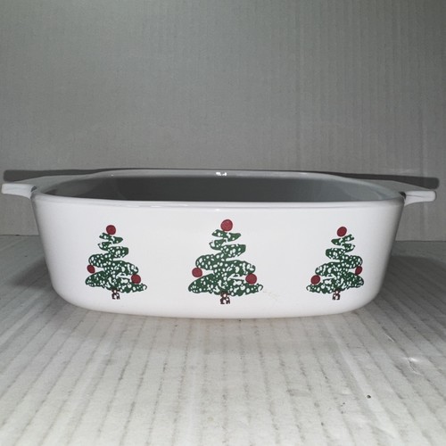 Corning Ware Casseruola Albero di Natale 1 L A-1-B Spugna Vernice Senza Coperchio USA - Foto 2 di 5