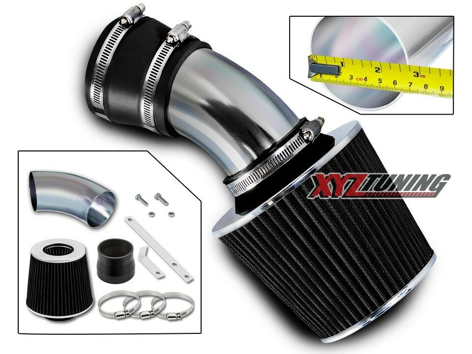 Negro Corto RAM Aire Admisión + Filtro Para 98-05 BMW E46 323/325/328/330 Todo