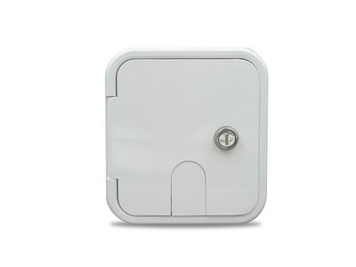 American Motorhome RV 5th Wheel Locking City Water Hatch White BGE12-P-A