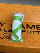 Scotty Cameron Tour Only White Lime Green Circle T Blade Putter Headcover