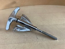 LUDWIG Bass Kick Drum TENSION T-ROD w/ Hoop Claw Part Classic 60s 70s Vtg Chrome