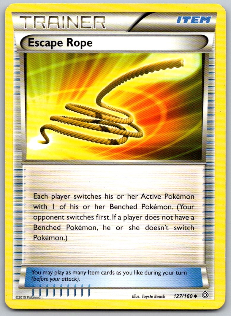 2015 Escape Rope 127/160 Pokemon Primal Clash