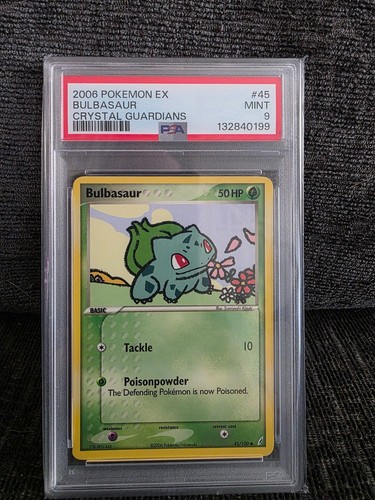Bulbasaur graded PSA 9 for sale on eBay