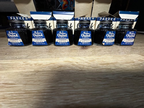 Parker Quink 2 Ounce Permanent Royal Blue Ink in Original Box