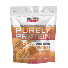 Purely Protein Whey Protein Powder 1.8kg Muscle Growth 60 Shake Caramel Biscuit 18.33 per kilo