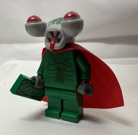 LEGO Space Police 3 Alien SQUIDMAN Minifig Green Monster Squid Man Red Cape 5980