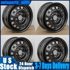 For Nissan Nv200 2013-2021 New 4pcs Wheel 15 Inch Black Steel Rim Wheel Us Stock