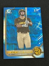 2022 Bowman Chrome Sapphire Refractor Jakob Marsee 1st RC Card #BDC-73