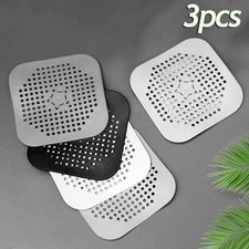 3PCS Drain Hair Catcher Filter Sink Anti-blocking Strainer Bathtub Shower Floor