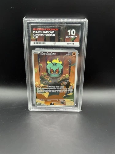 Pokémon TCG Marshadow 146/132 ME01 Ace 10 Perfect Sub Grades