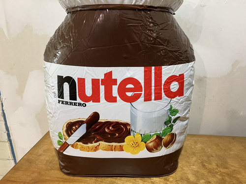 GIANT Inflatable Nutella Hazelnut Spread Jar PROMOTIONAL Display Ferrero - Picture 2 of 15