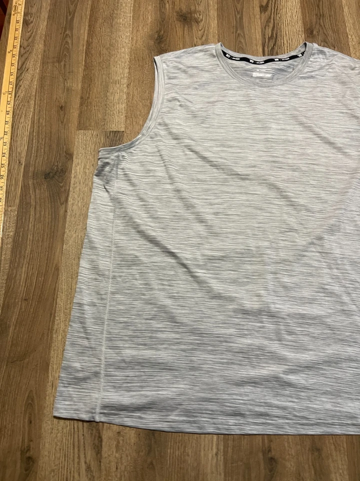 Tek Gear Tank Top, Men's Size 3XB, Grey, Athletic Wear, DryTek - Image 3 of 4