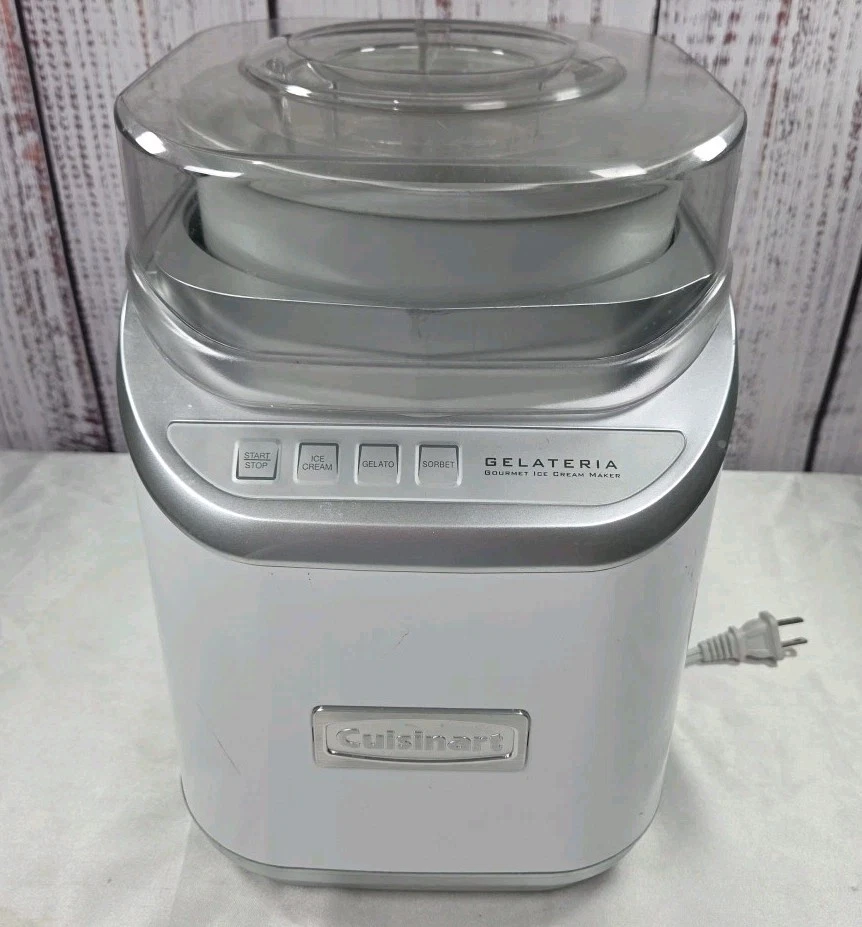 Cuisinart Gelateria 2-Quart Ice Cream Frozen Yogurt Gelato Missing Paddle TESTED
Opens in a new wind