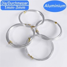 1mm 2mm 3mm Aluminium Craft Florist Wire Jewellery Making Silver Aluminum Wire