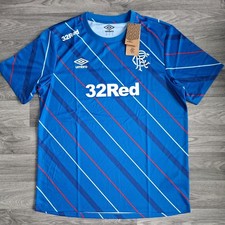 Authentic Glasgow Rangers Umbro 25/26Pre Match Short Sleeve Shirt Size L BNWT 