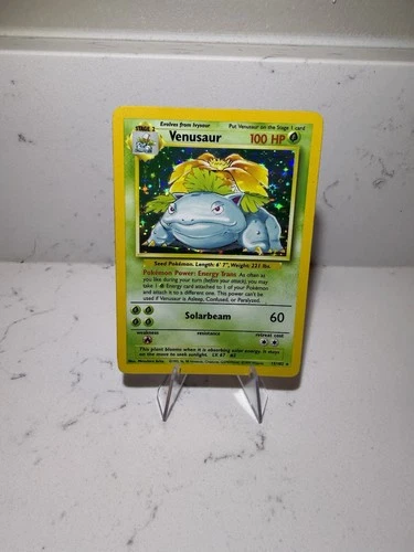 Pokémon Venusaur Base Set Holo Rare 15/102 1999-2000 Wizards