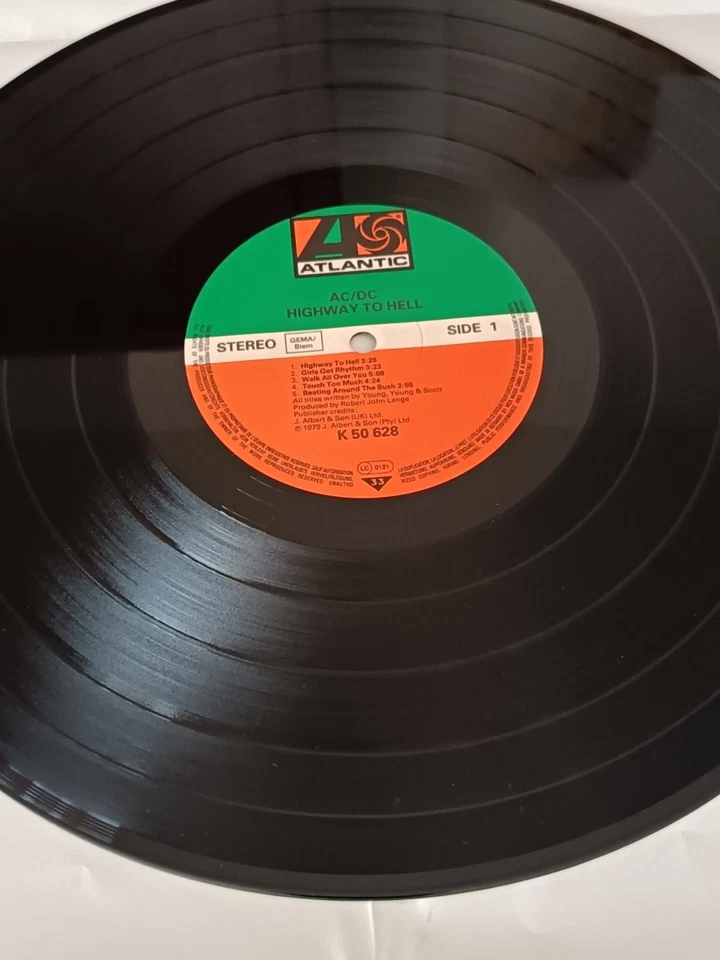AC/DC highway To Hell - LP Vinile ATL K 50628 - Immagine 3 di 3