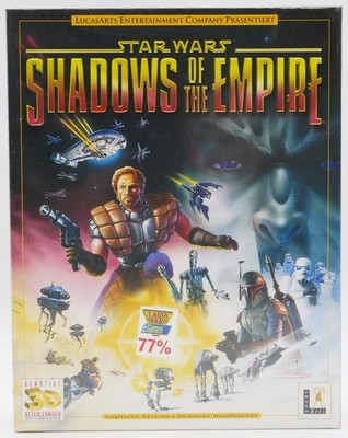 Star Wars Shadows of the Empire PC BIG BOX Lucas Arts eingeschweißt NEU SEALED