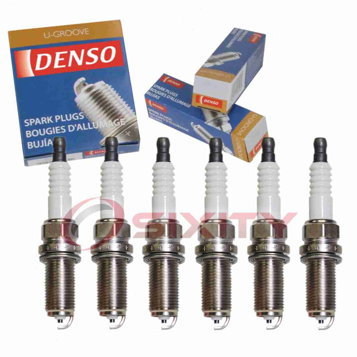 6 pc Denso Standard U-Groove Spark Plugs for 2003-2007 Nissan Murano 3.5L V6 rk