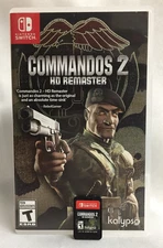 COMMANDOS 2 HD REMASTER Nintendo Switch NSW NTSC Kalypso OPENED Unplayed MINT