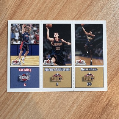 2002-03 Fleer Yao Ming, Nikoloz Tskitishvili, Nene #285