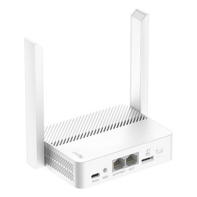 Cudy New LT300 4G LTE WLAN Router mit USB-C Power Input, weiß 