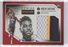 2015 Gala Coming Attractions Memorabilia Crimson 10/10 Rakeem Christmas #18 1e5