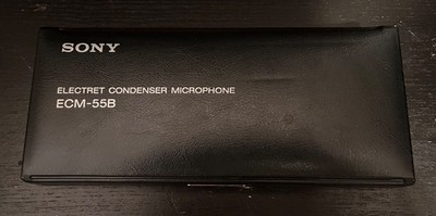 Sony ECM-55B Electret Condenser Lavalier Microphone