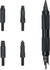 Case Prep Multitool, Chamfer Deburring Hand Tools for Reloading, Black 