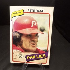 1980 Topps - Pete Rose #540 - Philadelphia Phillies - MLB Baseball Base Set
