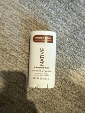 Native Whole Body Deodorant Stick Coconut Vanilla Aluminum-Free 2.3oz