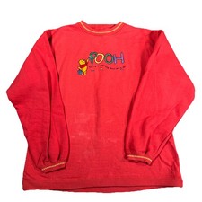 VTG Disney Pooh Crewneck Sweatshirt Painting is Something Bears Love To Do SZ L