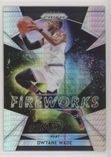 2018-19 Panini Prizm Fireworks Hyper Prizm Dwyane Wade #8 HOF h3e