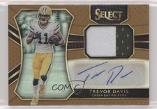 2016 Panini Select Rookie Materials Copper Prizm /49 Trevor Davis Auto 1u0