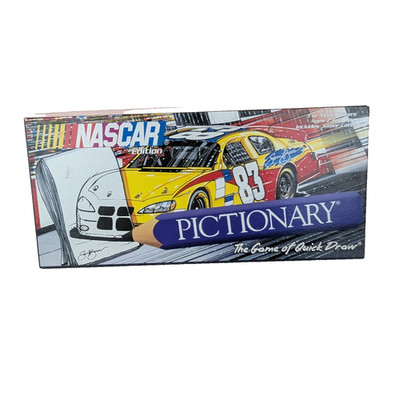 Pictionary Nascar Edition Game Of Quick Draw Parker Brothers 100% Complete 2006