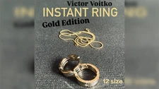Instant Ring (silver/gold, Size 12) by Viktor Voitko