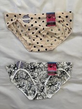 NEW Maidenform Bikini Barely There Invisible Look Panties 2 Pair DMBTBK XLarge 8
