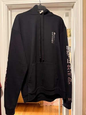 Chrome Hearts 1988 Black Pullover Hoodie Men Size Large