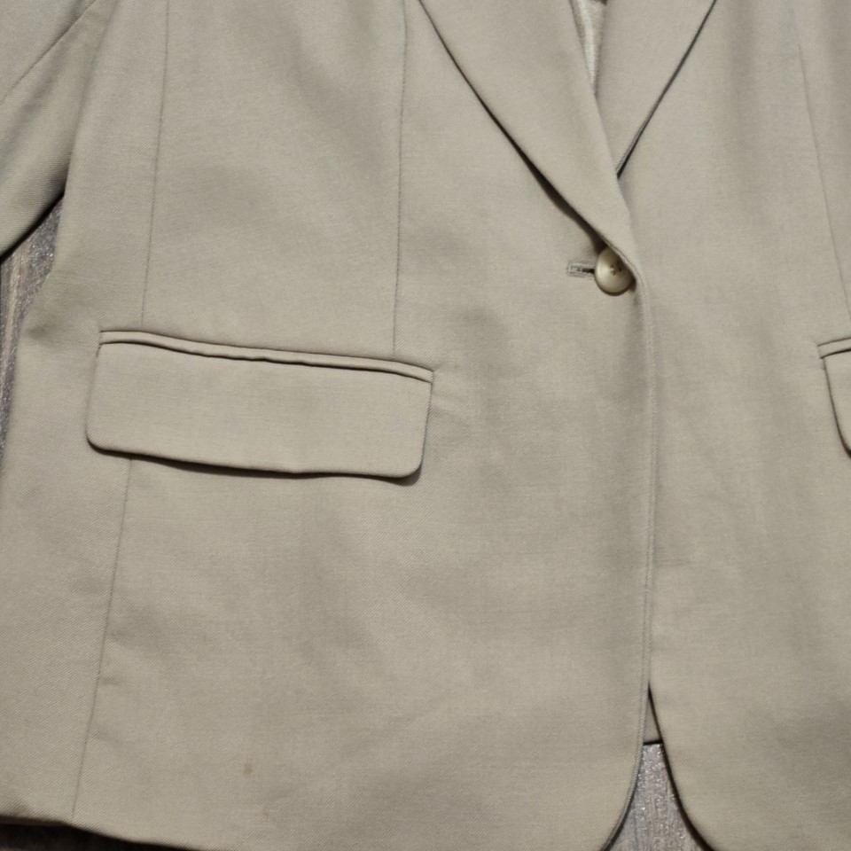 Pendleton Plus Tan Blazer Jacket Women's Single B… - image 4