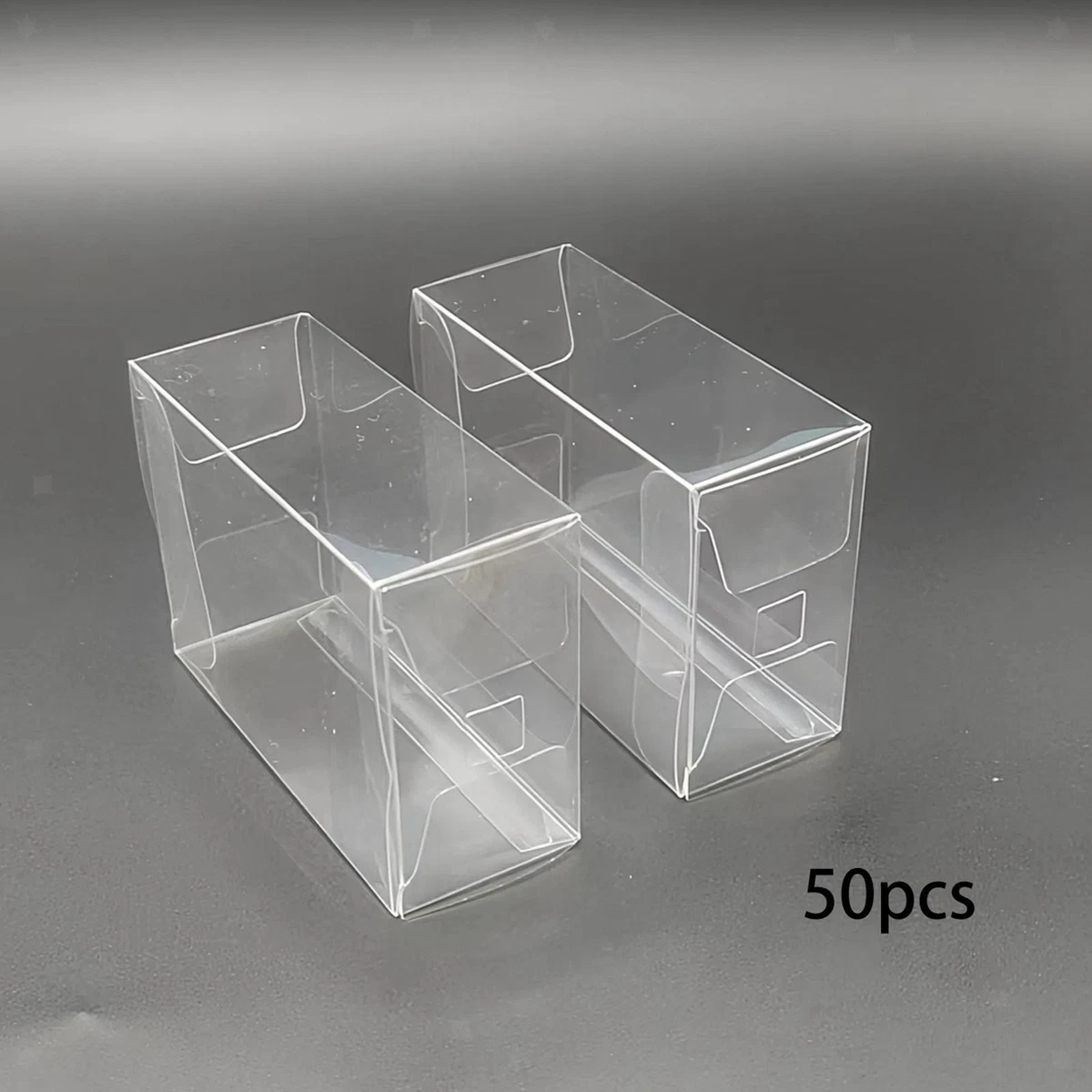 Scatole in PVC trasparente per modellini di veicoli in scala 1/64 da 50
