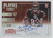 2016 Contenders Rookie RPS Variation Playoff Ticket 24/49 Tyler Boyd Auto 3ek