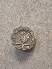 VTG Woodstock Typewriter Company 40 WPM 50 Honors Award Pin JP588 thumbnail