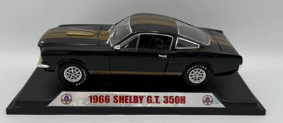 Shelby Collectibles 1966 Shelby GT 350H Black and Gold 1/18 Scale